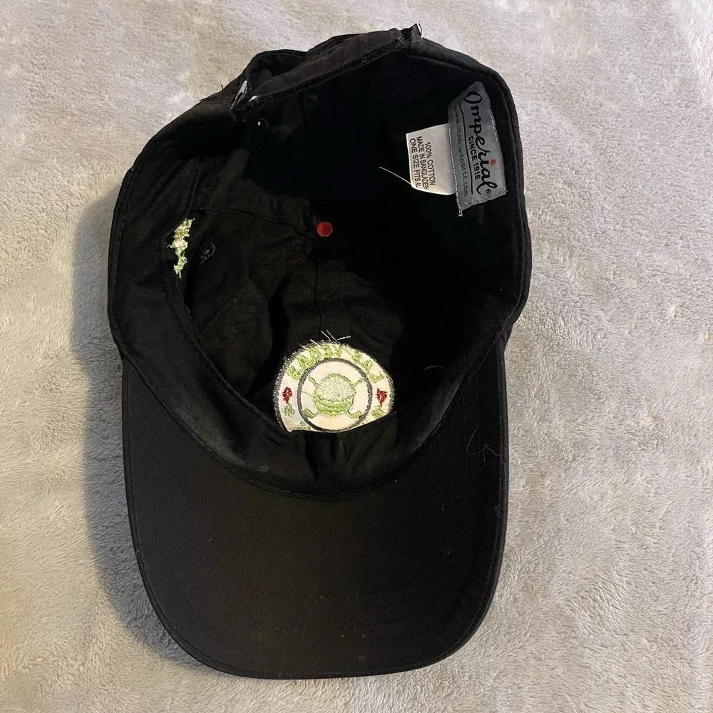 Las Vegas Hat Men One Size Black Baseball Cap Adjustable Workout Lightweight Gym